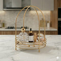 Skincare Storage Rack, Metal Bathroom Organizer