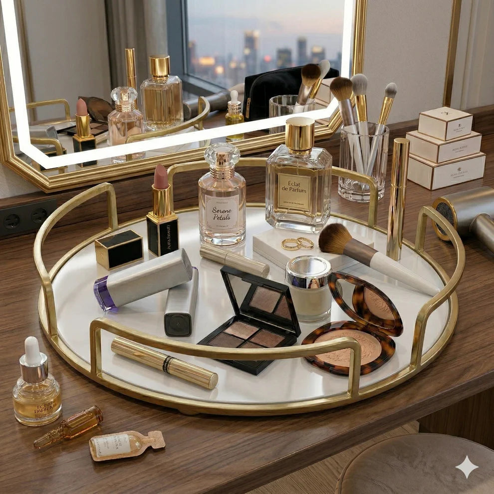 Golden High Tea Stand