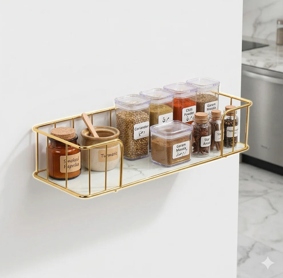 Wall Mounted Spice Rack