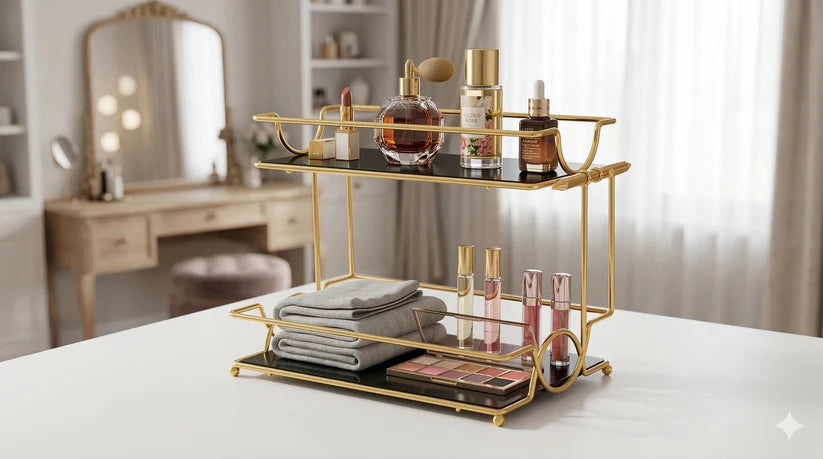 -Tier Cosmetic Stand, Birdcage Dessert Stand