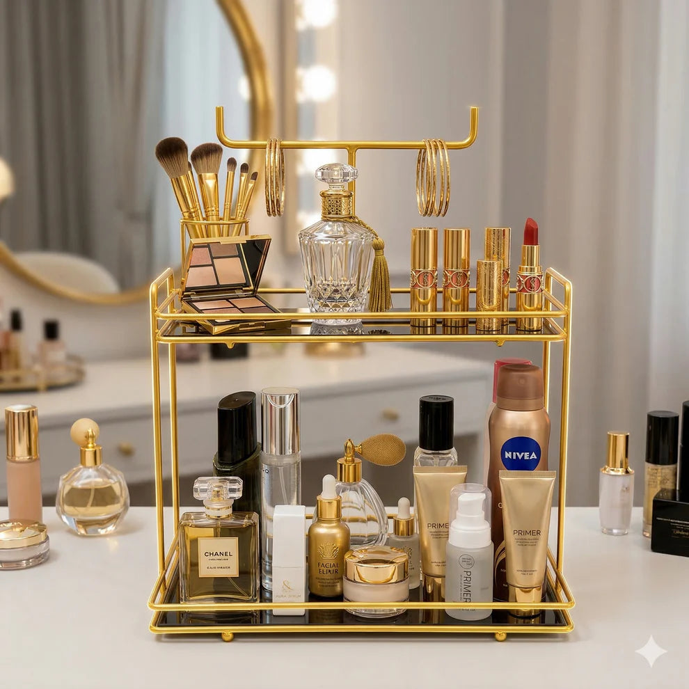 Metal Makeup Shelf